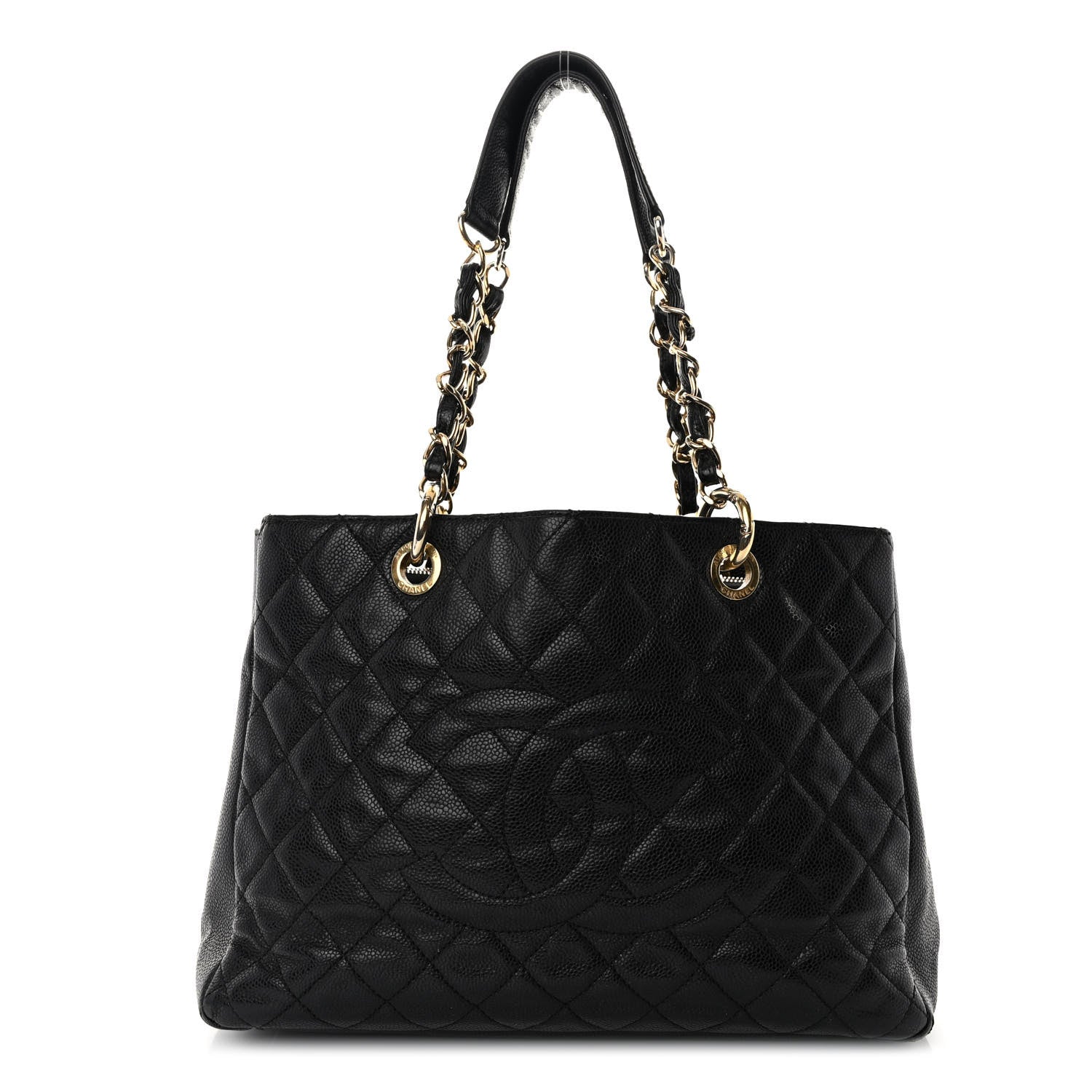 Chanel Caviar Quilted Grand Shopping Tote GST Black 1 of 13