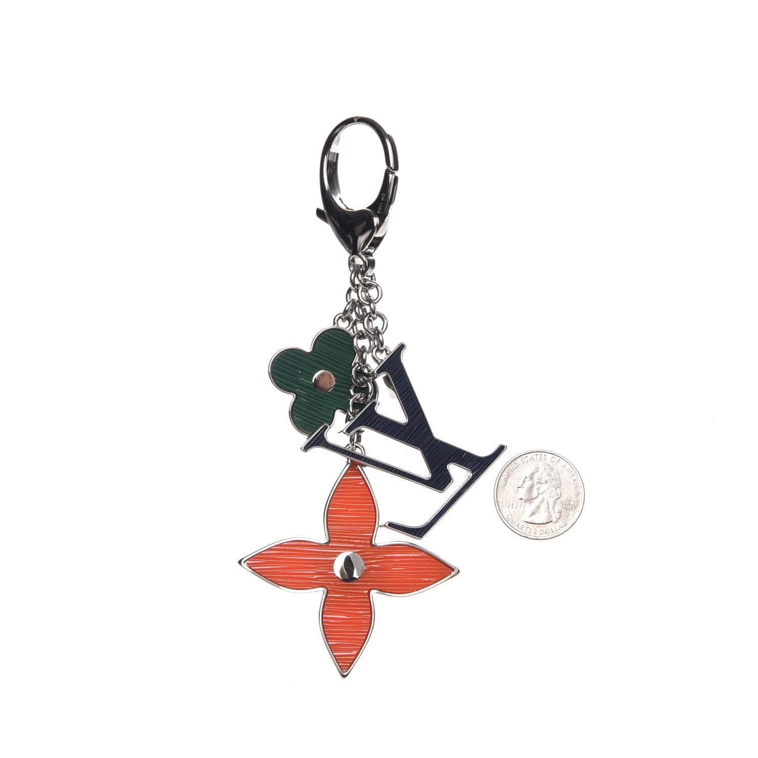 Louis Vuitton Fleur d'Epi Bag Charm Tri-Color 2 of 4