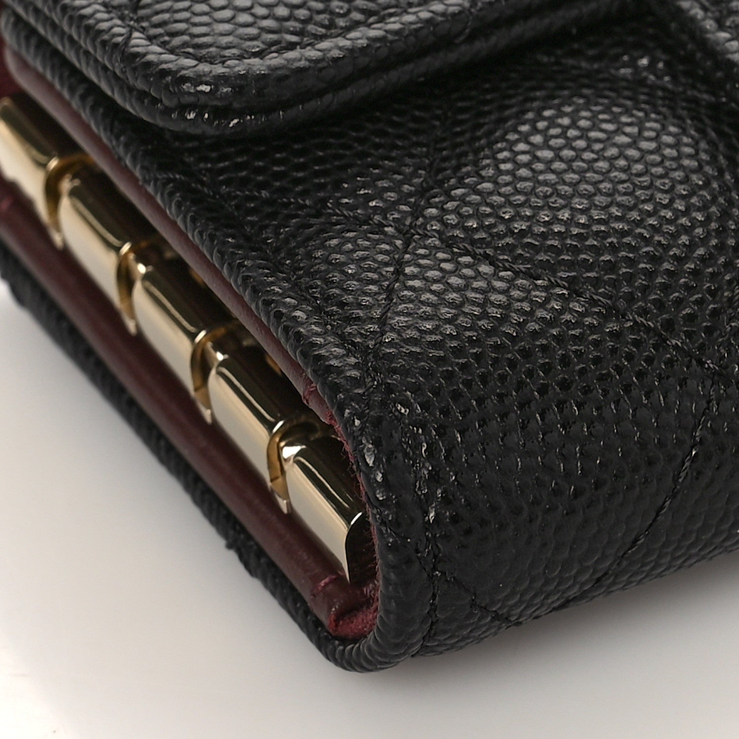 Chanel Caviar Quilted Classic 4 Key Holder Wallet Black 8 of 9