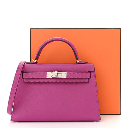 Hermes Chevre Mysore Mini Kelly Sellier 20 Magnolia 11 of 11
