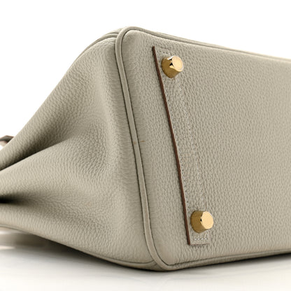 Hermes Togo Birkin 25 Gris Perle 8 of 11