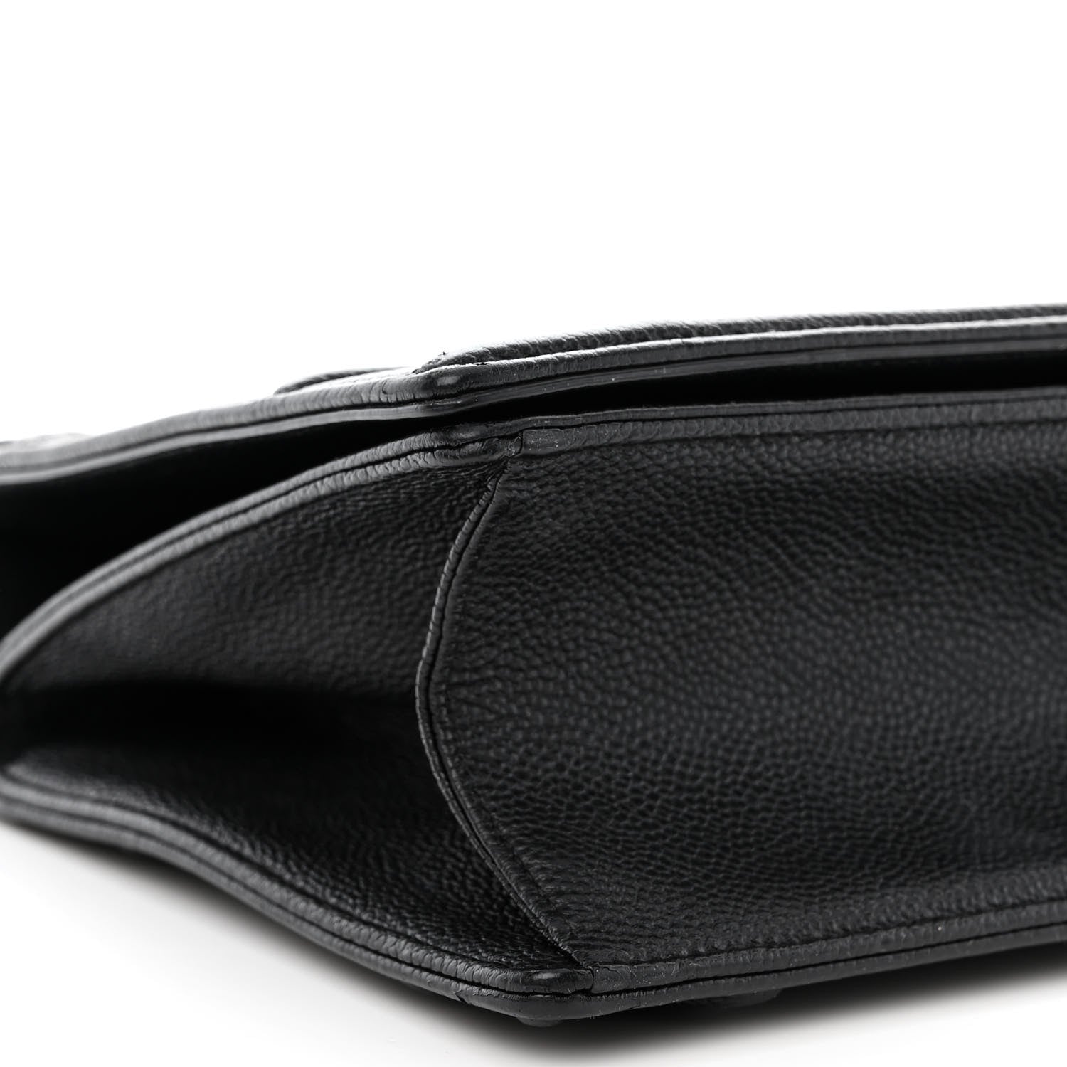 Christian Dior Grained Calfskin Medium Diorama Flap Bag Black 10 of 11