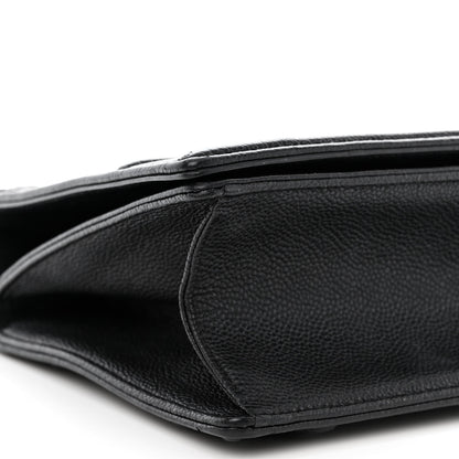 Christian Dior Grained Calfskin Medium Diorama Flap Bag Black 10 of 11