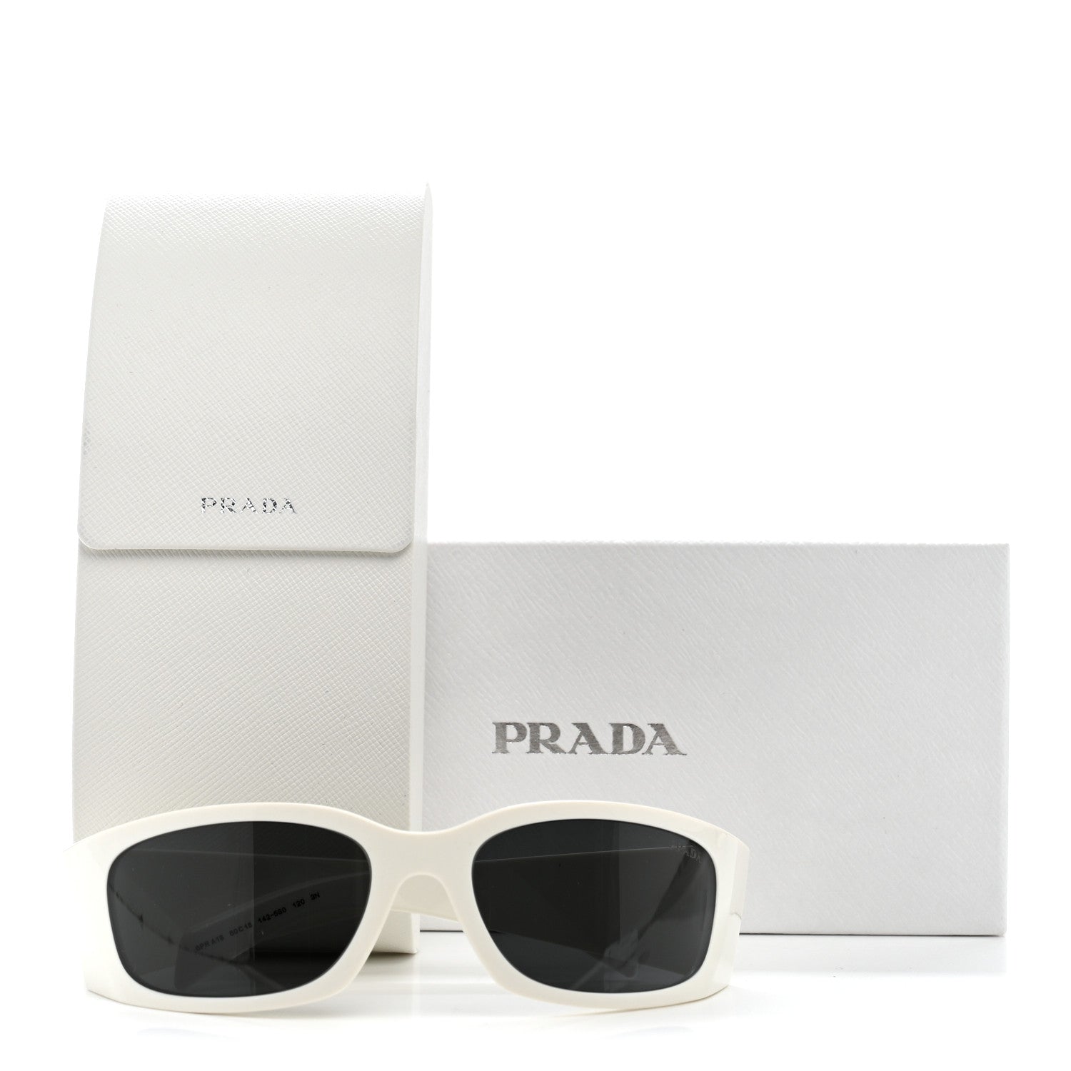 Prada Acetate Symbole Sunglasses SPR A19 White 8 of 8