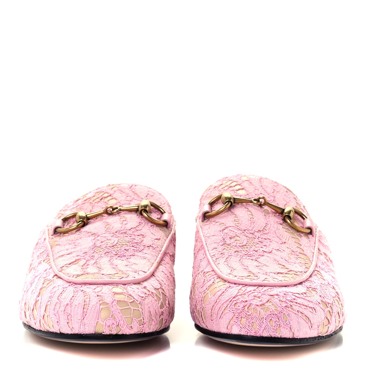 Lace Malaga Kid Womens Princetown Slippers 35 Sugar Pink Skin Rose