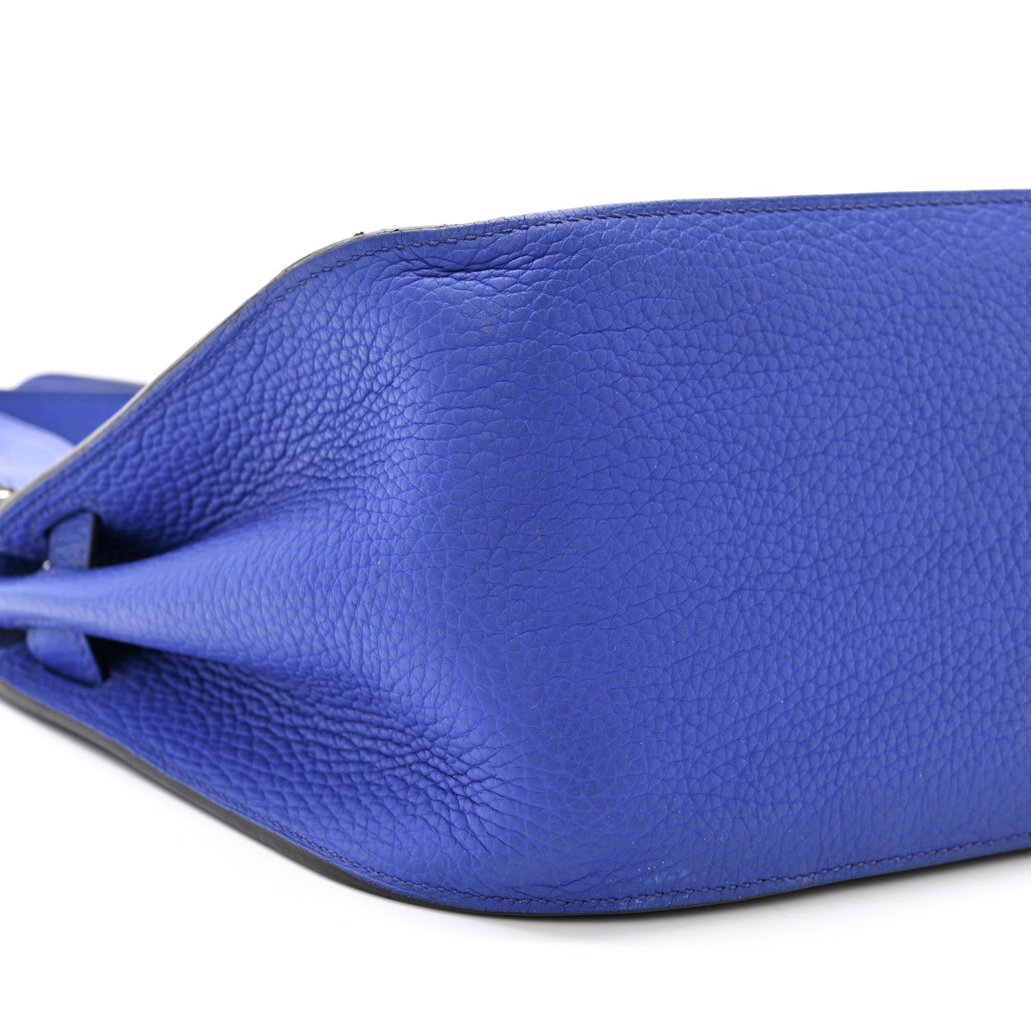 Hermes Taurillon Clemence Jypsiere 28 Bleu Electrique 9 of 13