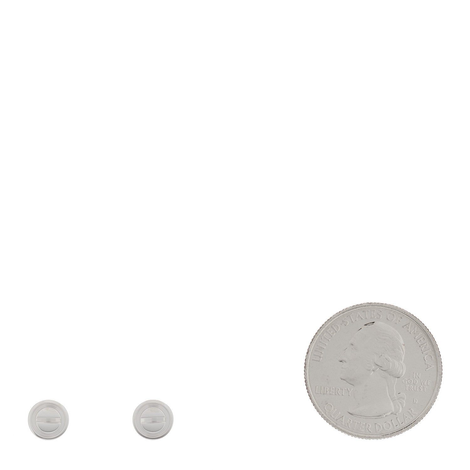 Cartier 18K White Gold LOVE Earrings 2 of 5