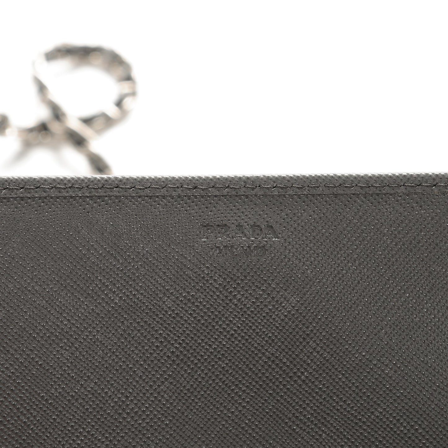 Saffiano Metal Oro Chain Wallet Marmo