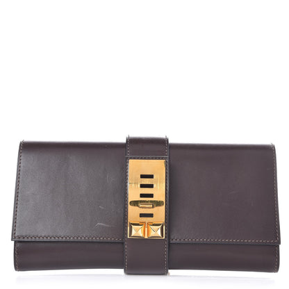 Hermes Box Medor 23 Clutch Chocolate 11 of 24