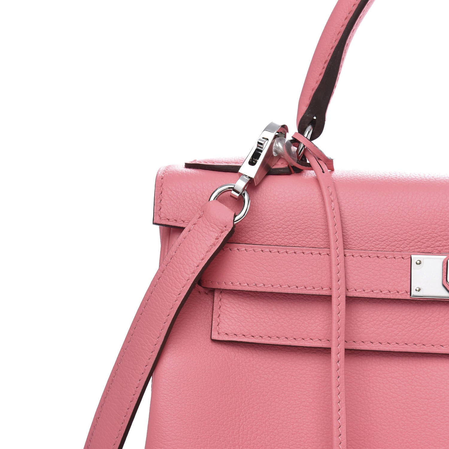 Hermes Evercolor Verso Kelly Retourne 28 Rose D'Ete Cobalt 9 of 15
