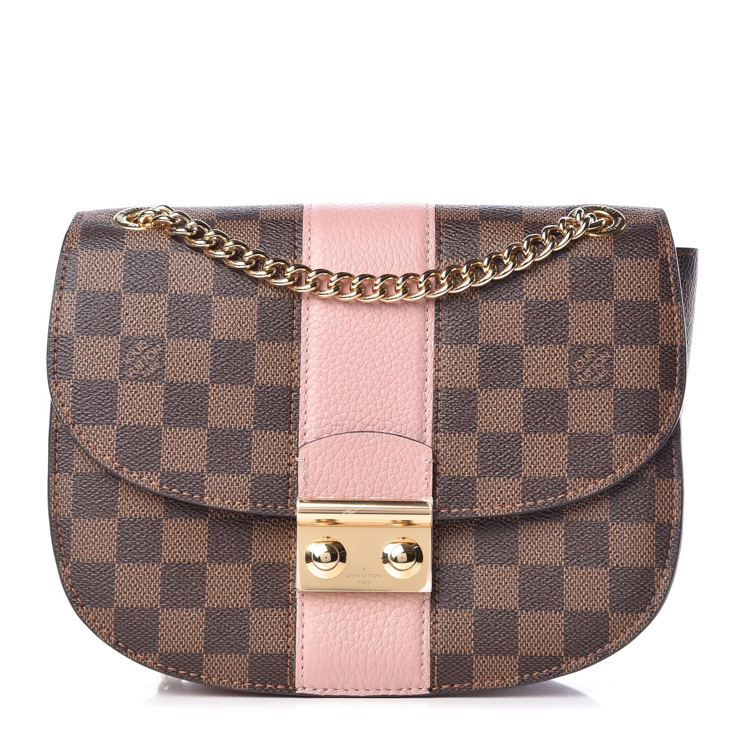 Louis Vuitton Damier Ebene Cuir Taurillon Wight Magnolia 1 of 7