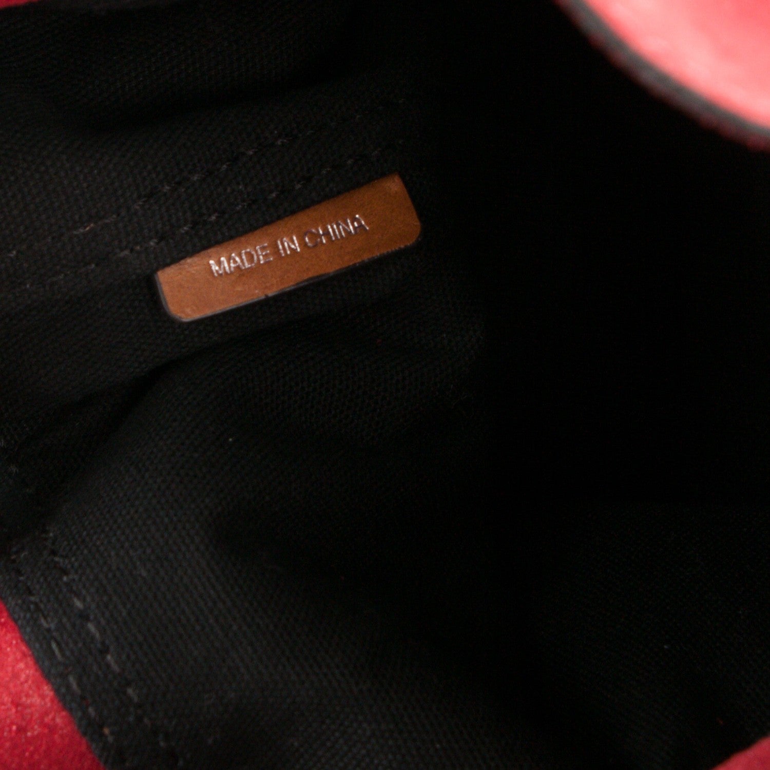 Burberry Suede Fringe Small Belgrove Bucket Bag Red 7 of 10