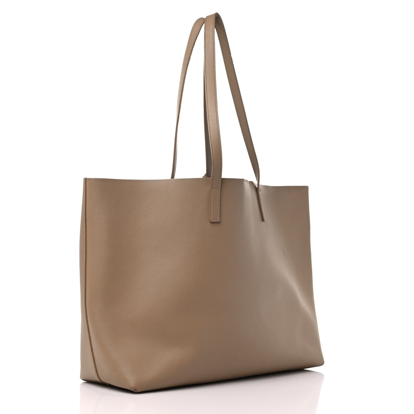 Calfskin Large Shopping Tote Beige