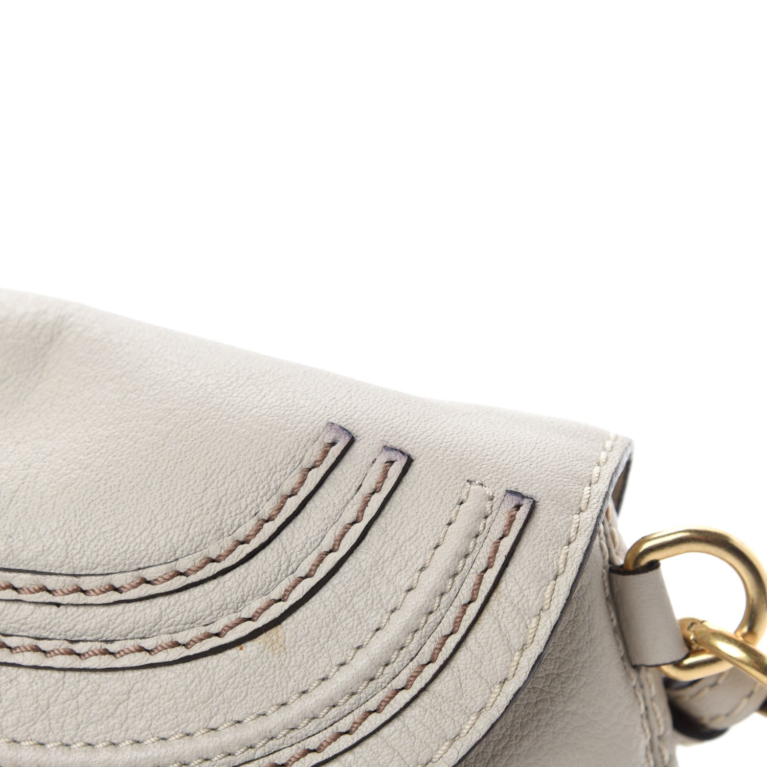 Chloe Calfskin Marcie Pochette Crossbody Bag Off White 8 of 12