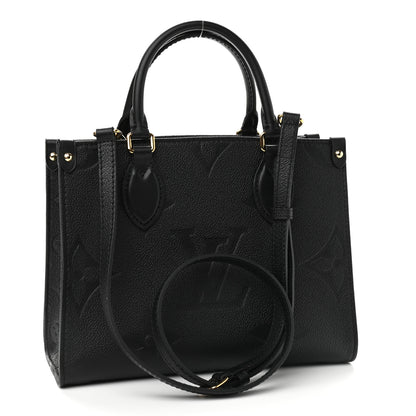 Louis Vuitton Empreinte Monogram Giant Onthego PM Black 3 of 8