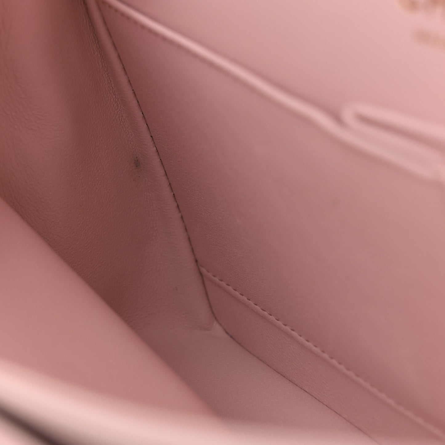 Caviar Quilted Medium Double Flap Light Pink