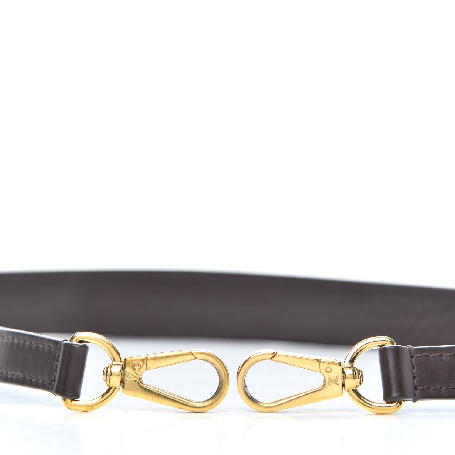 Louis Vuitton Calfskin Normandy Shoulder Strap Brown 4 of 4