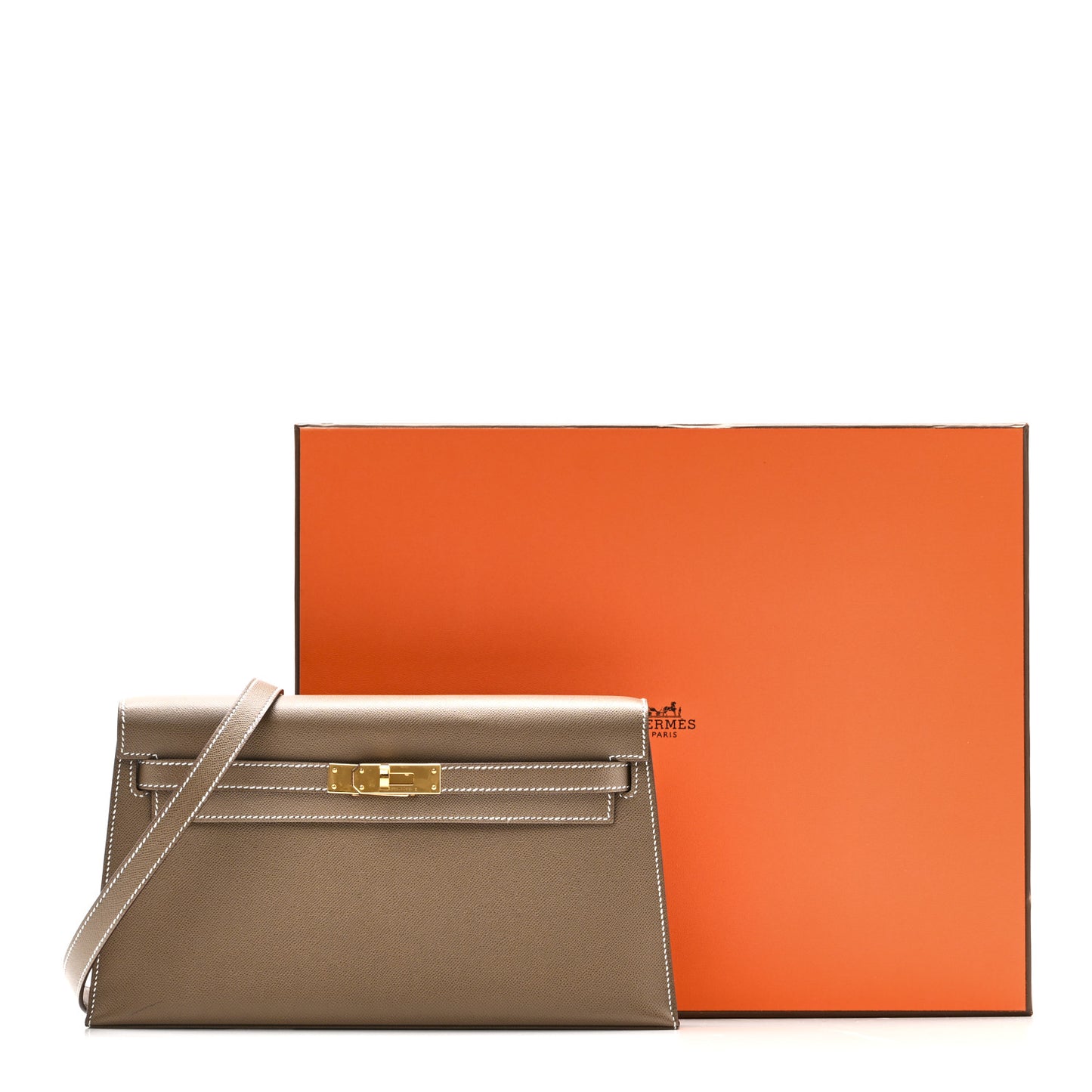 Madame Calfskin Kelly Elan Etoupe