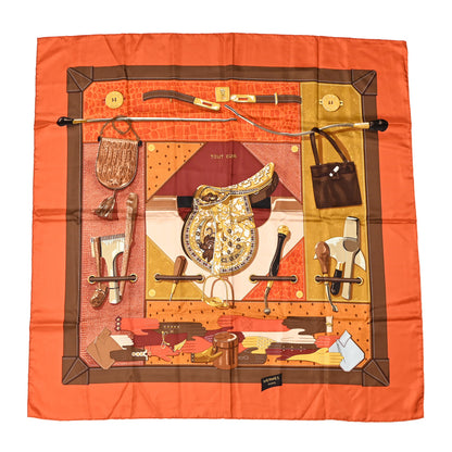 Hermes Silk Tout Cuir Scarf 90 1 of 4