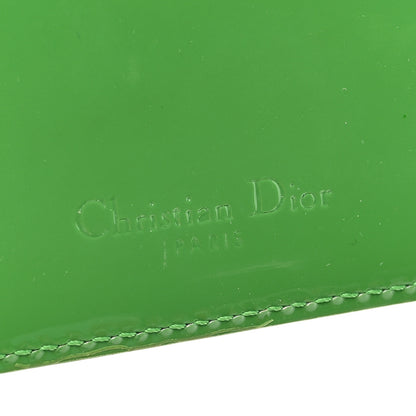 Christian Dior Patent Cannage Lady Dior Card Holder Green 6 of 6