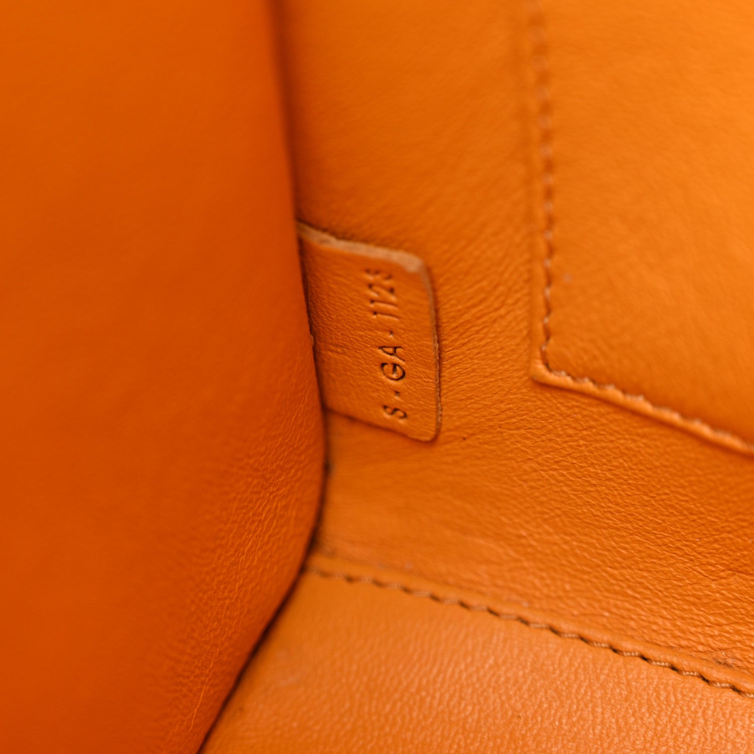 Celine Snakeskin Calfskin Nano Luggage Yellow 7 of 21