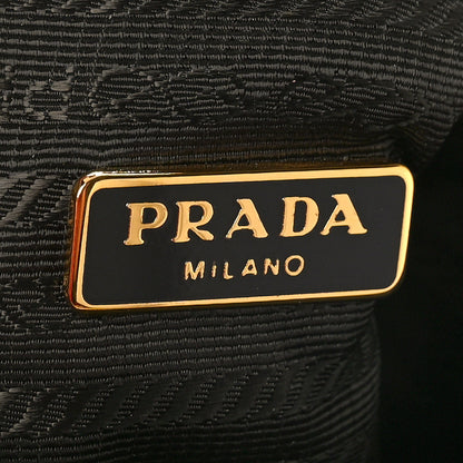 Prada Satin Raso Shoulder Bag Fumo 6 of 8
