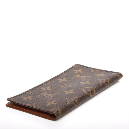 Louis Vuitton Monogram Simple Checkbook Holder Wallet Cover 4 of 6