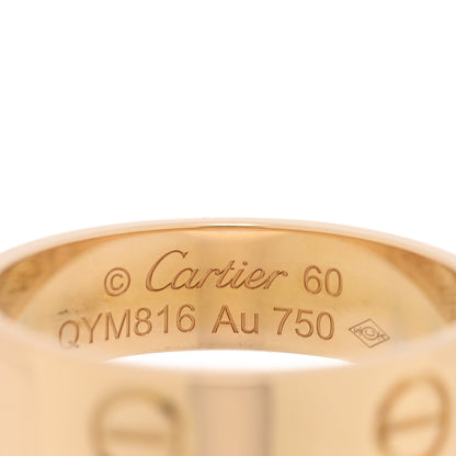 Cartier 18K Yellow Gold 5.5mm LOVE Ring 60 9 4 of 5