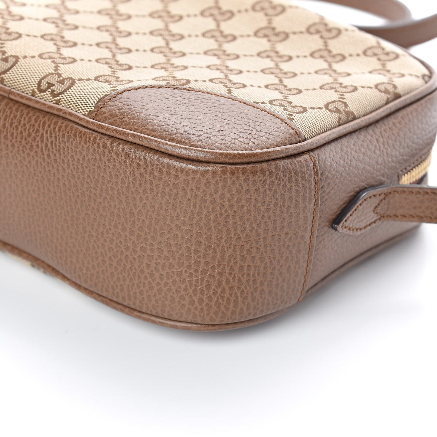 Monogram Mini Bree Messenger Bag Beige Tabacco