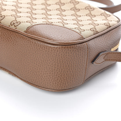 Gucci Monogram Mini Bree Messenger Bag Beige Tabacco 9 of 9