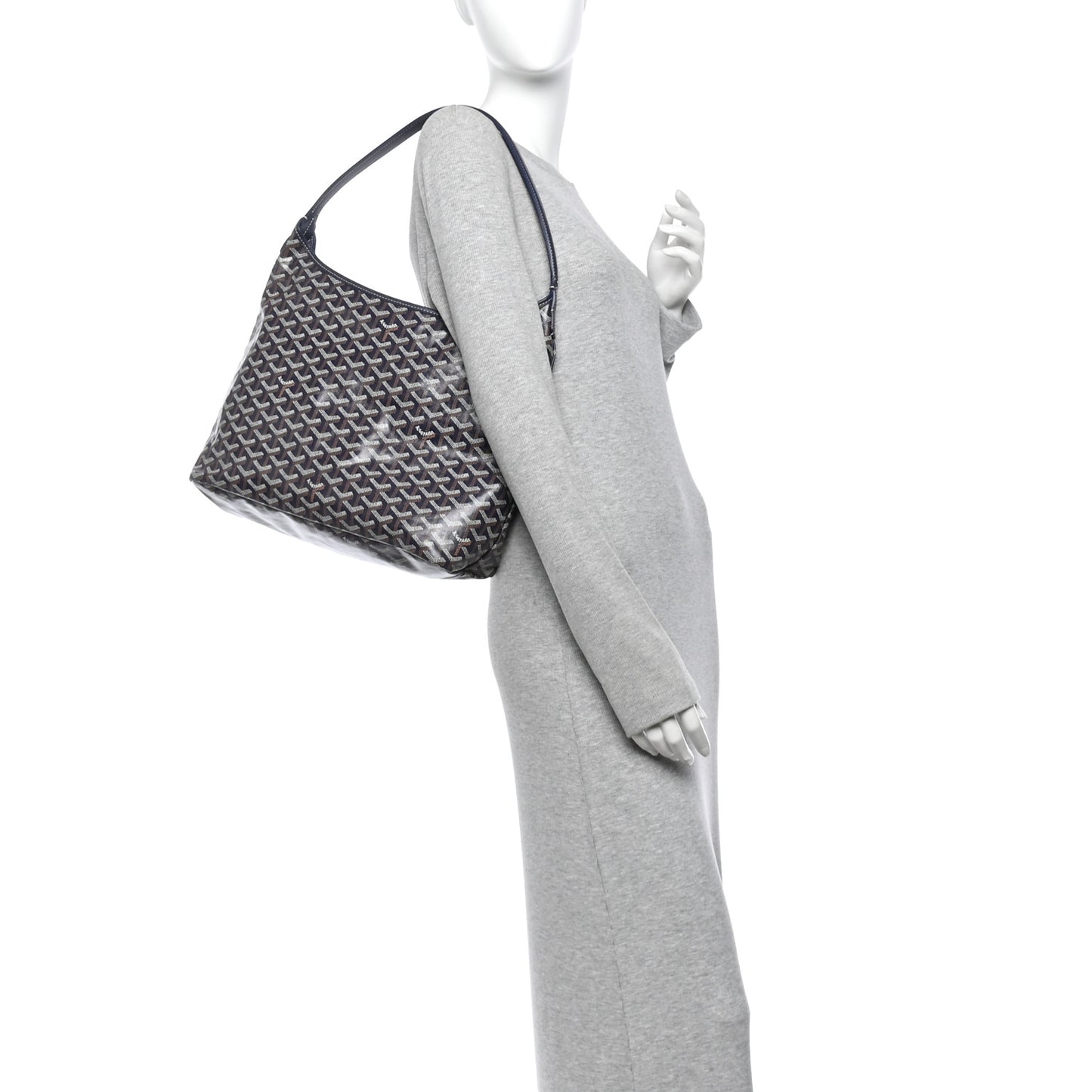 Goyardine Boheme Hobo Navy Blue