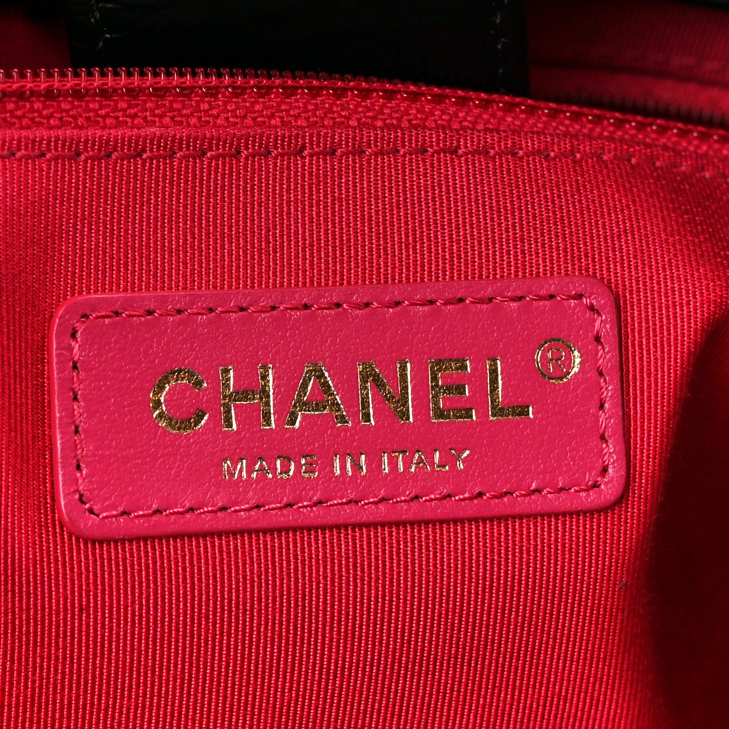 Chanel Shiny Aged Calfskin Shopping Bag Black 6 of 10