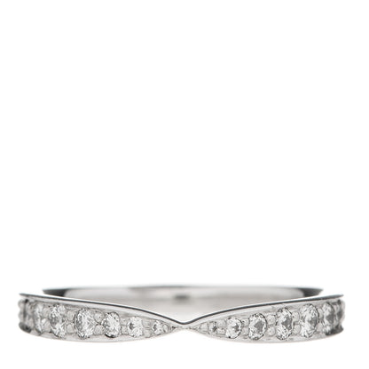 Tiffany Platinum Diamond Harmony Bead-Set Band Ring 48 4.5 1 of 5