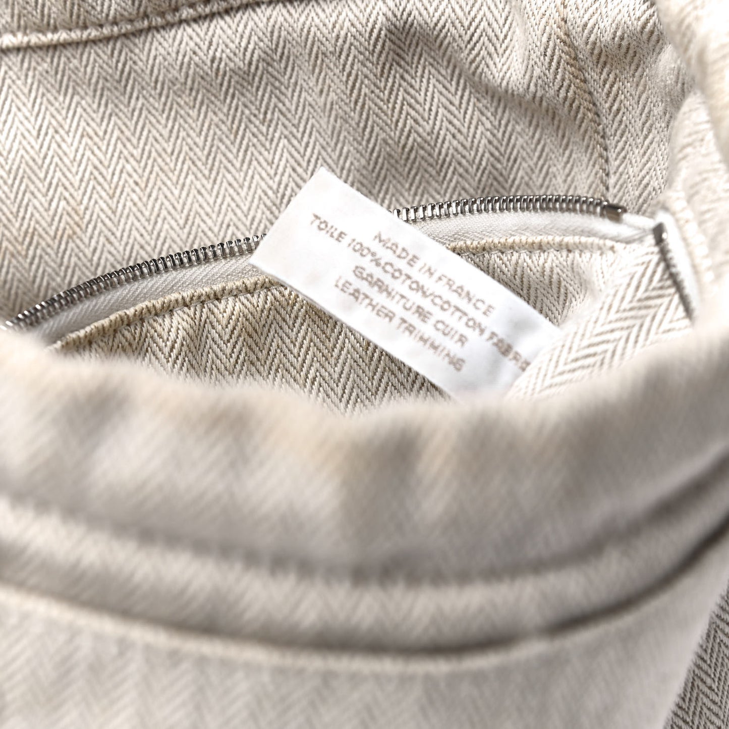 Canvas Barenia Fourbi 25 MM Pouch Naturel Fauve