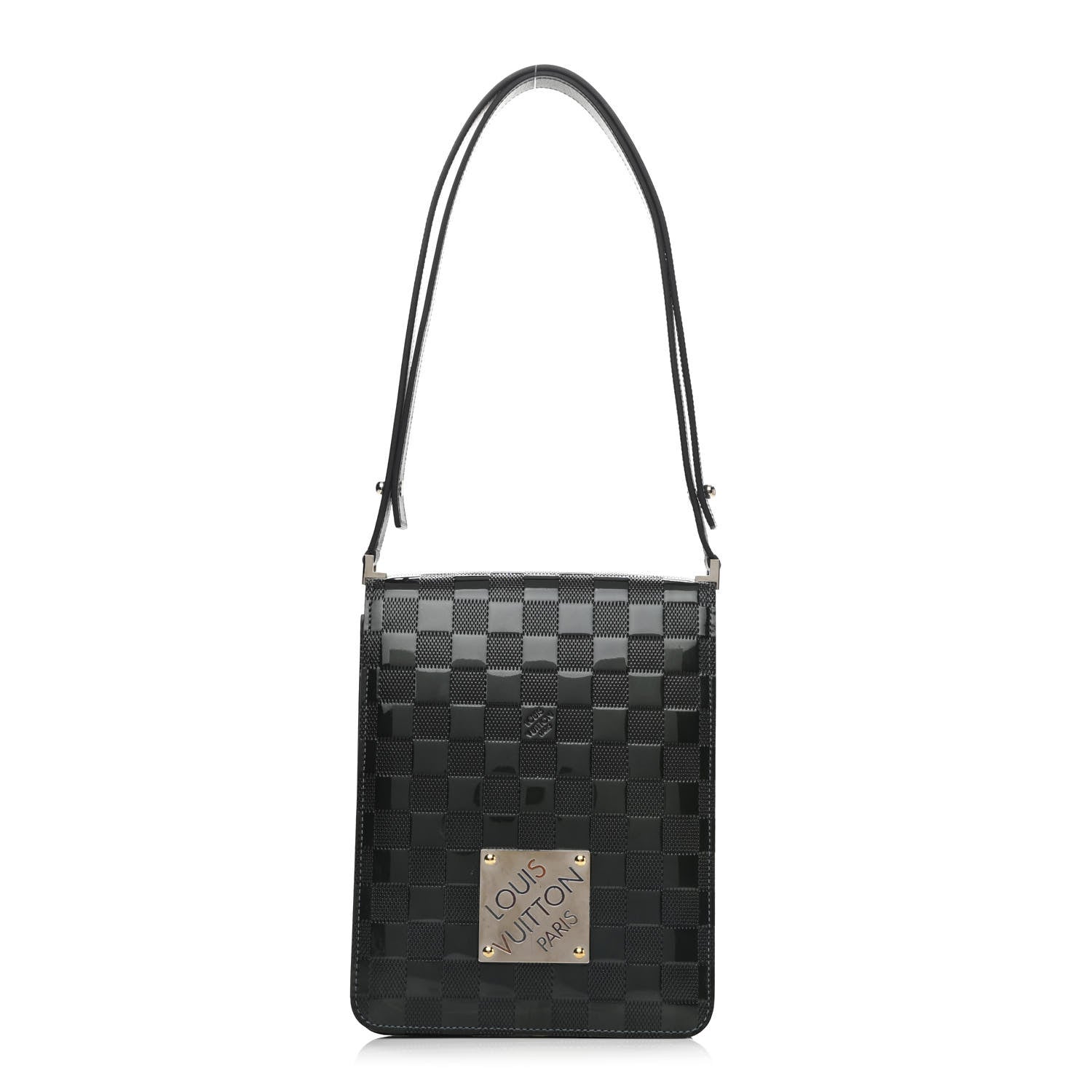 Louis Vuitton Damier Vernis Club Petrole Blue 1 of 11