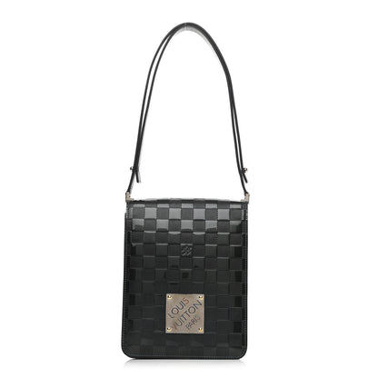Louis Vuitton Damier Vernis Club Petrole Blue 1 of 11