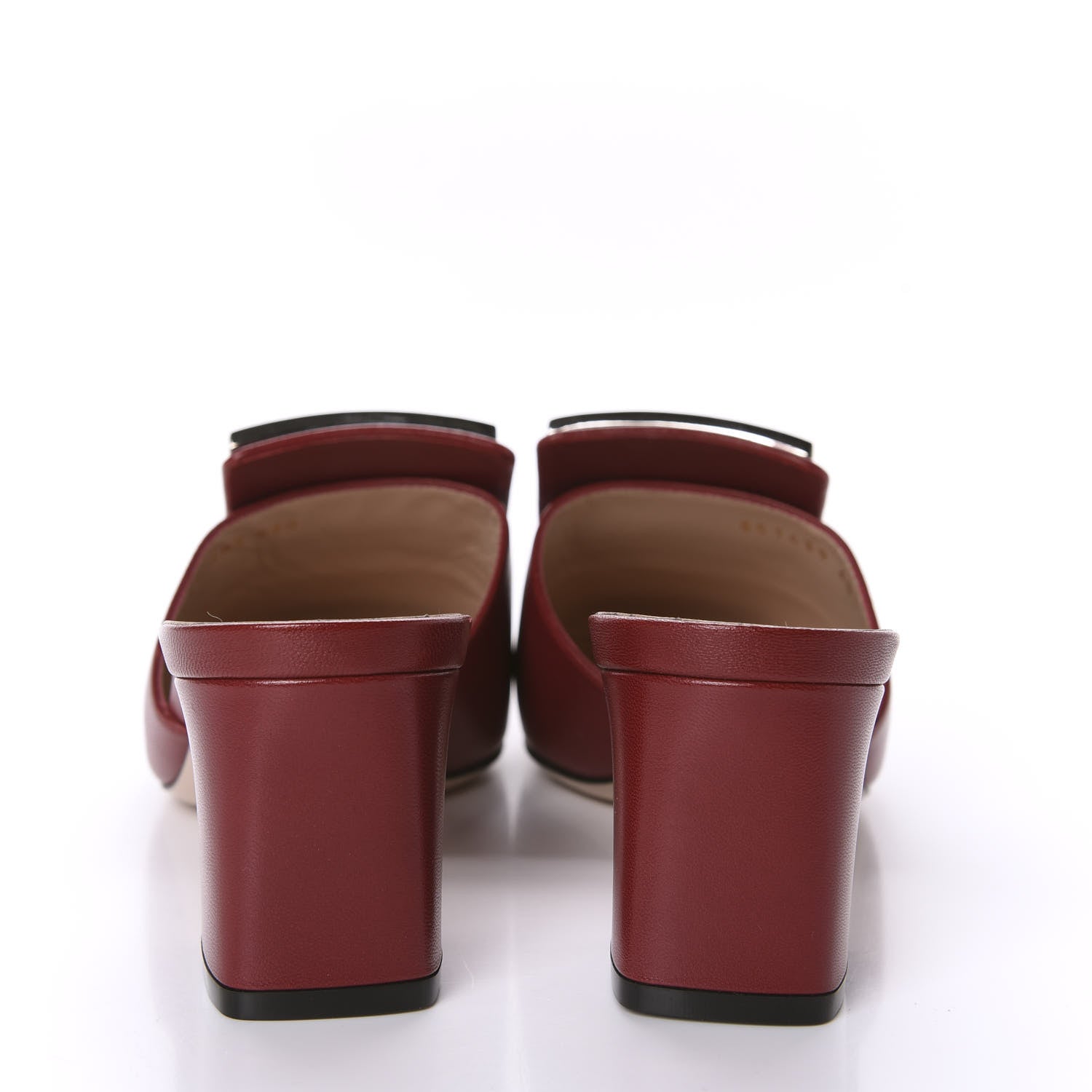 Gucci Malaga Kid Crystal Square G Madelyn Mules 40.5 Romantic Cerise 6 of 12