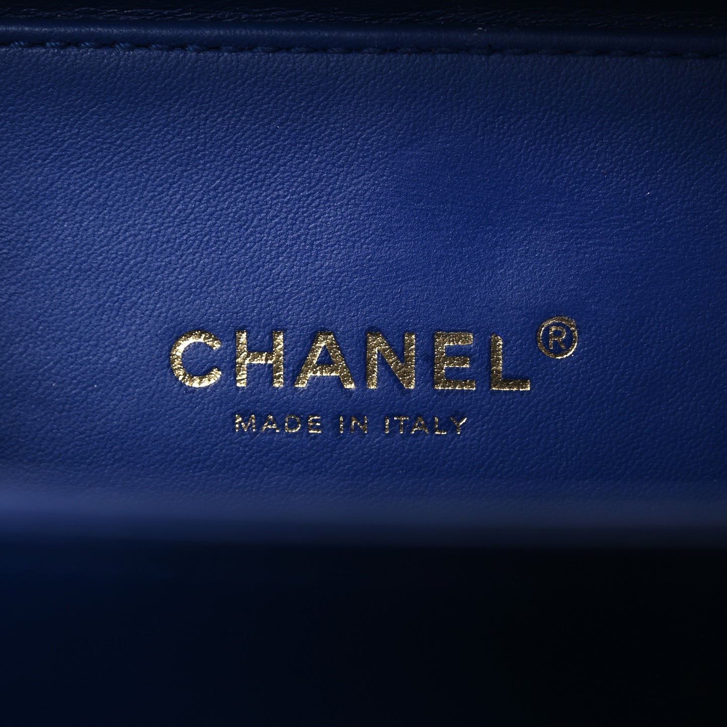 Jersey Quilted Small CC Filigree Vanity Case Blue Green