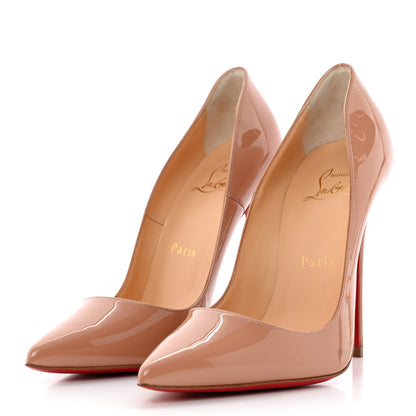 Christian Louboutin Patent So Kate 120 Pumps 36 Nude 3 of 10