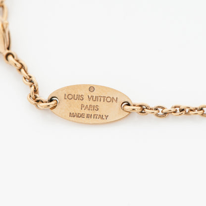Louis Vuitton Essential V Necklace Gold 6 of 6