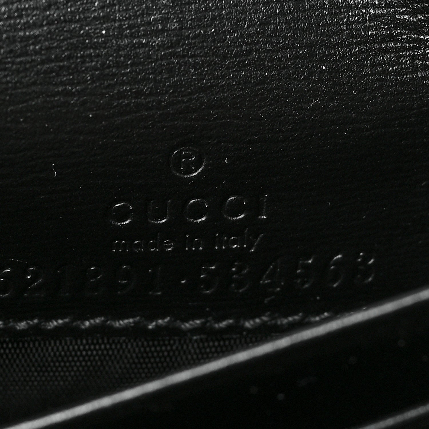 Gucci Boarded Plutone Calfskin Horsebit 1955 Flap Card Case Wallet Black 6 of 6