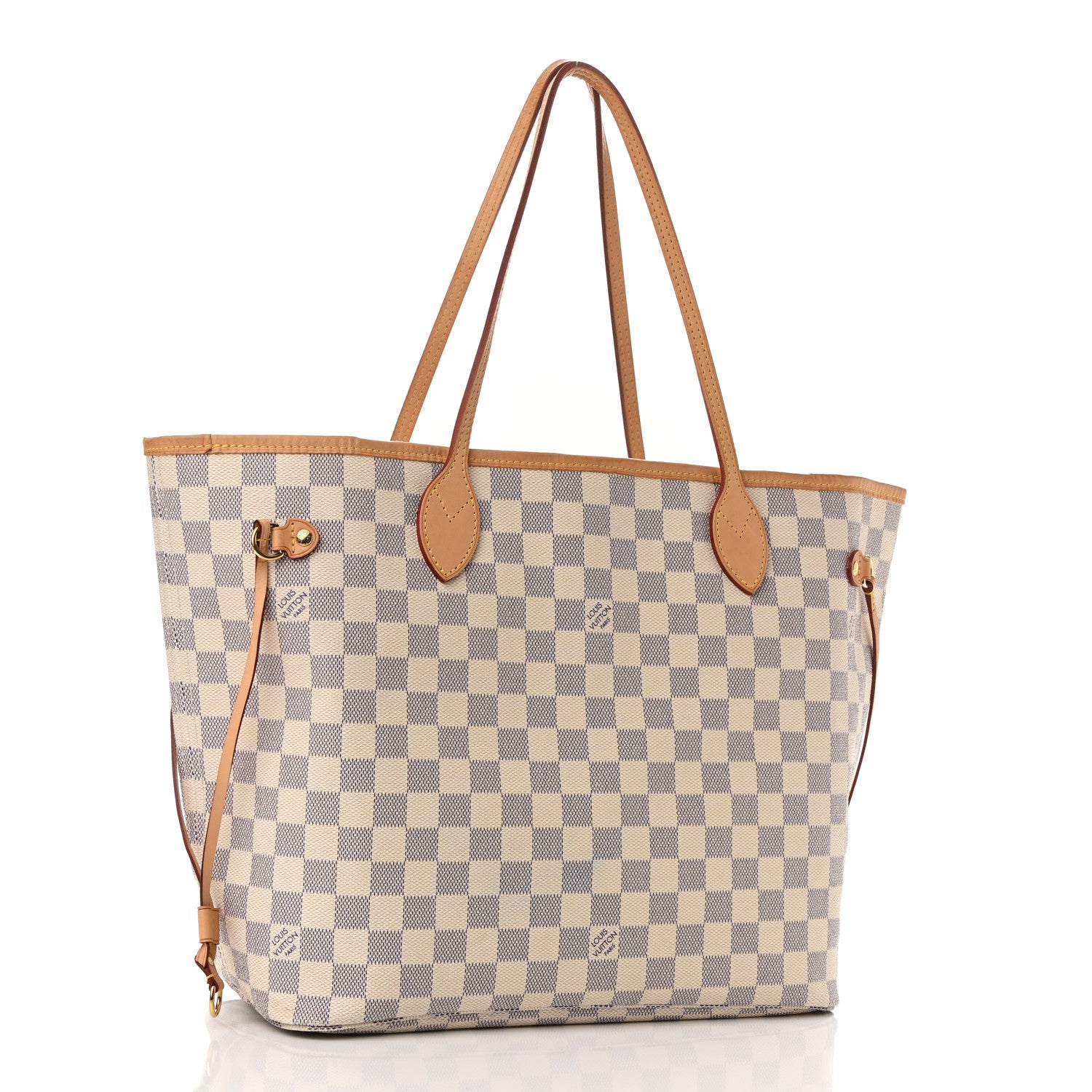 Louis Vuitton Damier Azur Neverfull MM 3 of 12