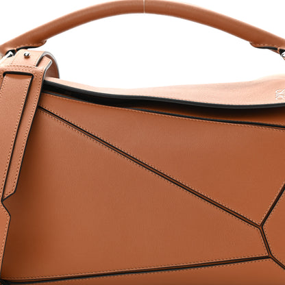 Loewe Calfskin Medium Puzzle Bag Tan 8 of 8