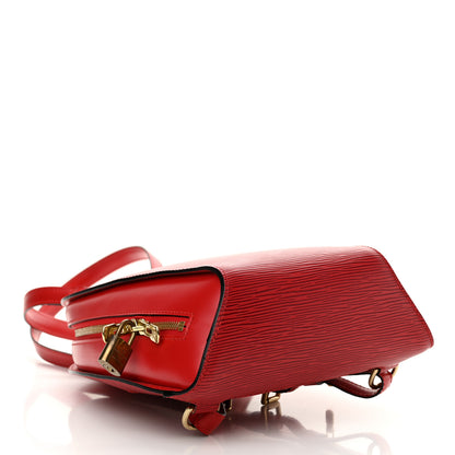 Louis Vuitton Epi Mabillon Backpack Castillan Red 4 of 13