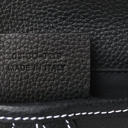 Christian Dior X KAWS Grained Calfskin Bee Saddle Pouch Black 7 of 9