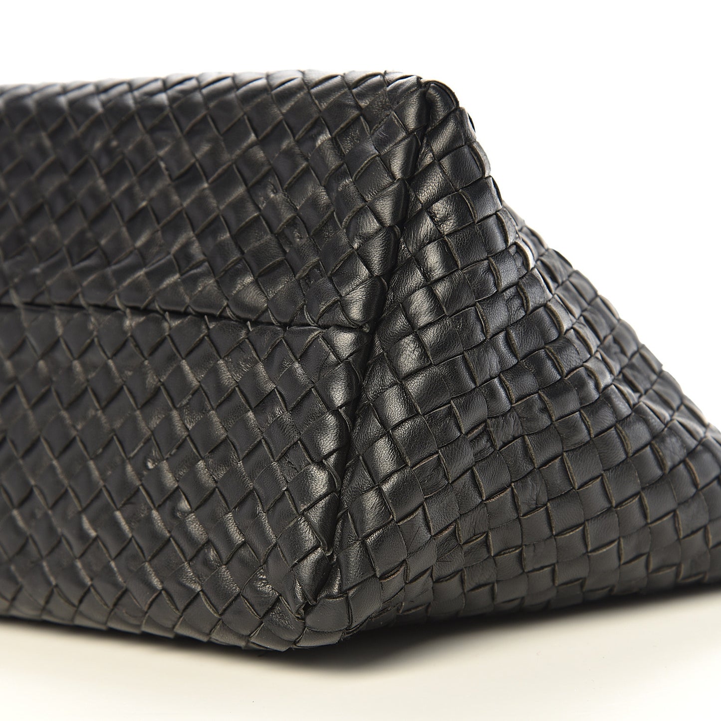 Nappa Intrecciato Medium Cabat Black