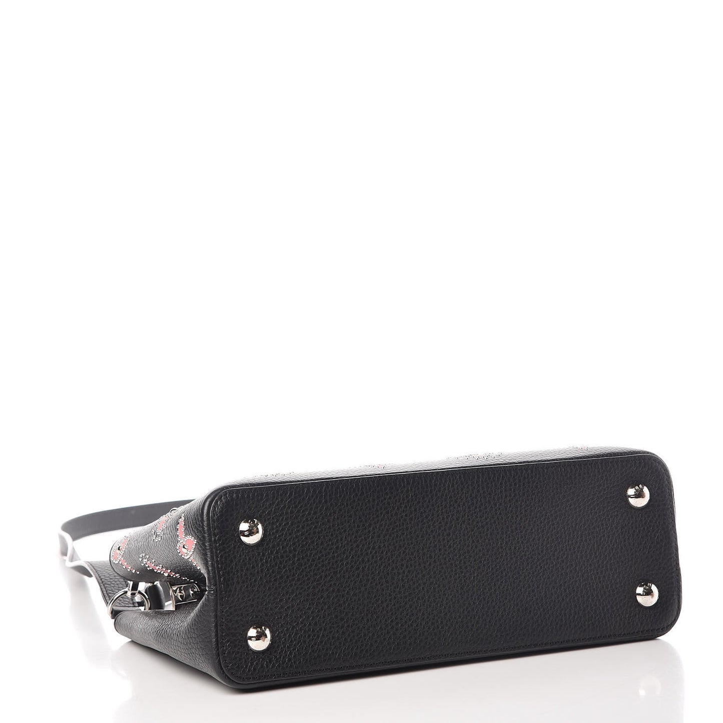 Taurillon Flowers Capucines PM Black