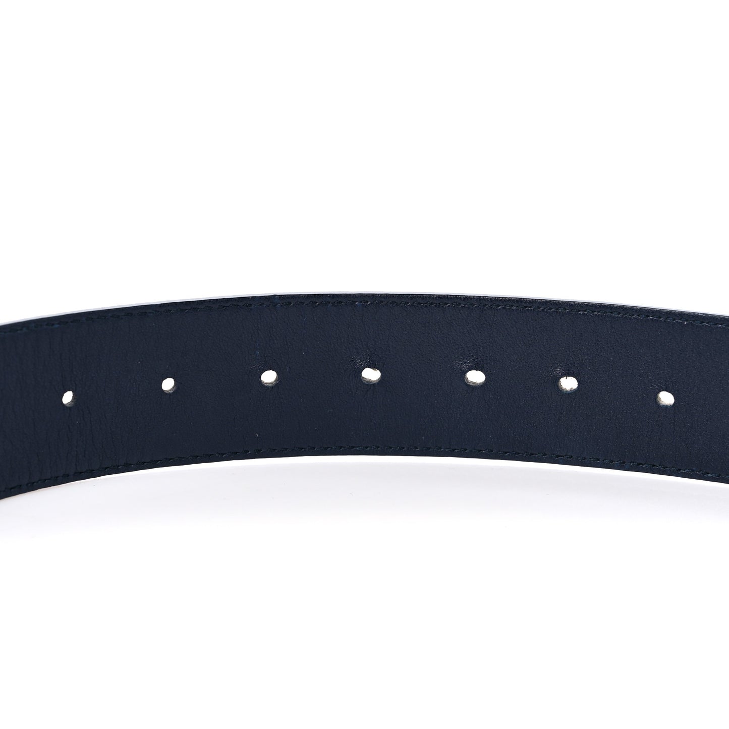 GG Supreme Monogram Blooms Interlocking G Belt Beige Blue Navy