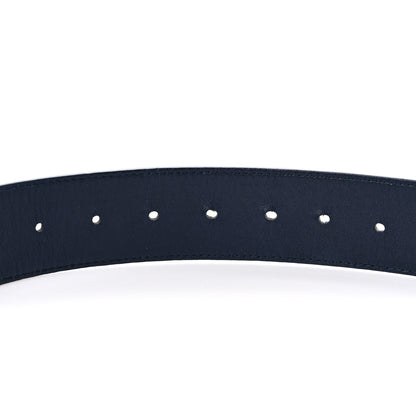 Gucci GG Supreme Monogram Blooms Interlocking G Belt Beige Blue Navy 4 of 8