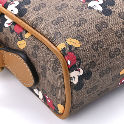 Gucci X DISNEY Mini Vintage GG Supreme Monogram Mickey Mouse Shoulder Bag Beige Vintage Sun Oil 10 of 11
